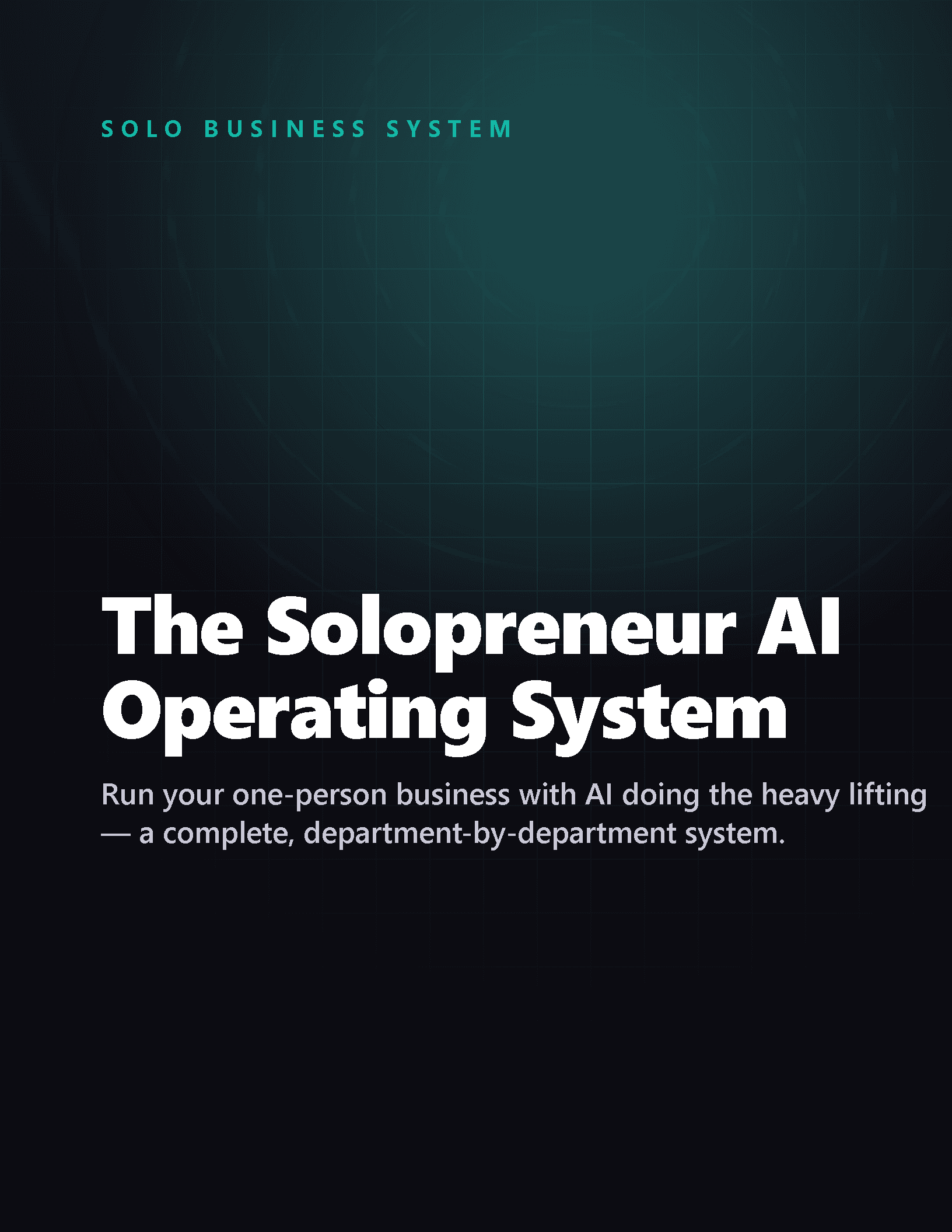 Cover of Solopreneur AI Operating System